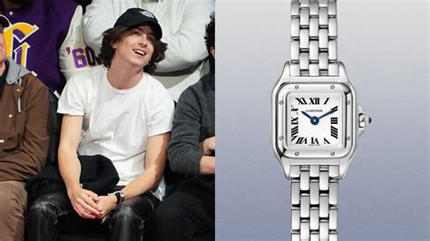 timothee chalamet cartier watch|timothee chalamet courtside.